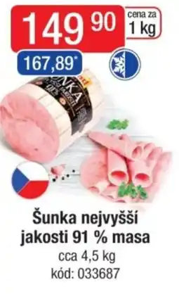 Qanto Šunka nejvyšší jakosti 91% masa nabídka