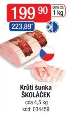 Qanto Krůtí šunka ŠKOLÁČEK nabídka