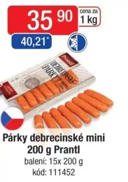 Qanto Párky debrecinské mini Prantl nabídka