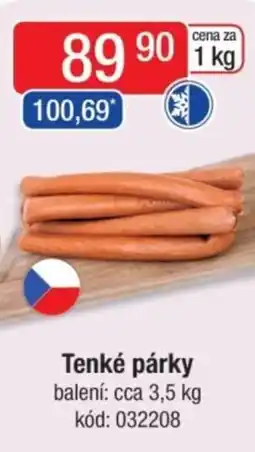 Qanto Tenké párky nabídka