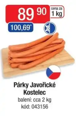 Qanto Párky Javořické Kostelec nabídka