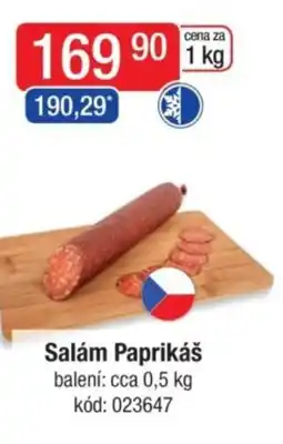 Qanto Salám Paprikáš nabídka