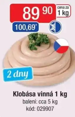 Qanto Klobása vinná nabídka