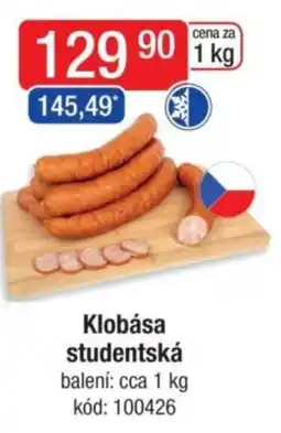 Qanto Klobása studentská nabídka