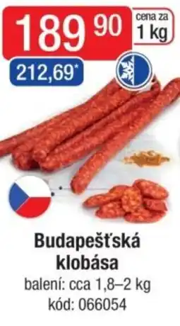 Qanto Budapešťská klobása nabídka