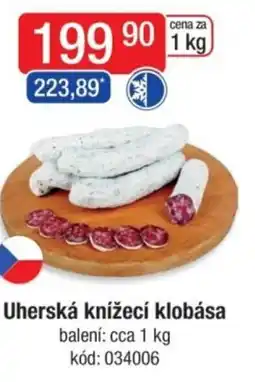 Qanto Uherská knížecí klobása nabídka