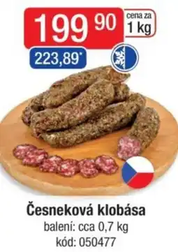 Qanto Česneková klobása nabídka