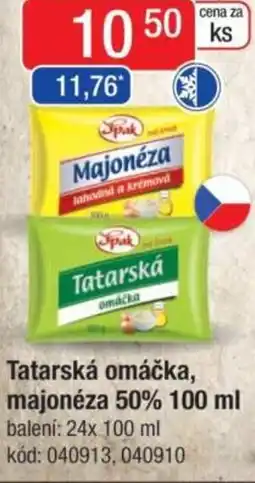 Qanto Tatarská omáčka, majonéza 50% nabídka