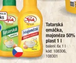 Qanto Spak Tatarská omáčka, majonéza 50% plast nabídka