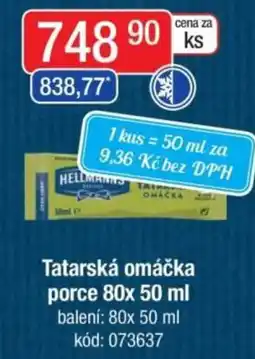 Qanto Hellmann's Tatarská omáčka porce nabídka