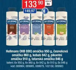 Qanto Hellmans OHB BBQ omáčka nabídka