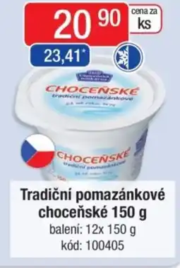 Qanto Tradiční pomazánkové choceňské nabídka