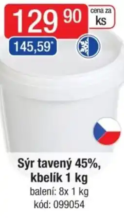 Qanto Sýr tavený 45%, kbelík nabídka