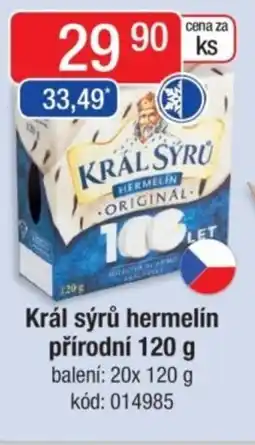 Qanto Král sýrů hermelín přírodní nabídka