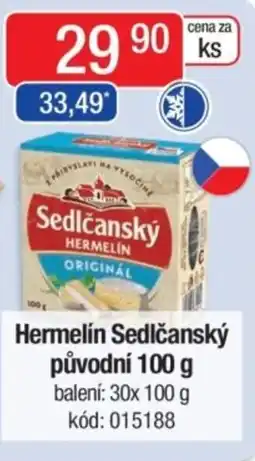 Qanto Hermelín Sedlčanský původní nabídka