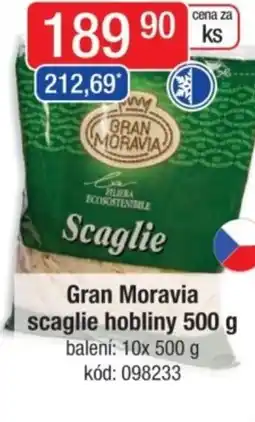 Qanto Gran Moravia scaglie hobliny nabídka