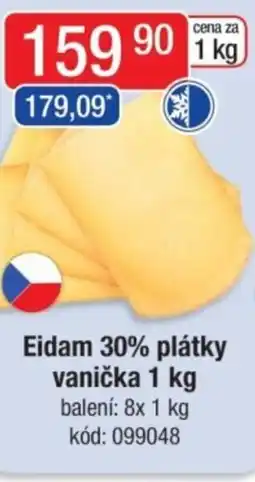 Qanto Eidam 30% plátky vanička nabídka