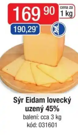 Qanto Sýr Eidam lovecký uzený 45% nabídka
