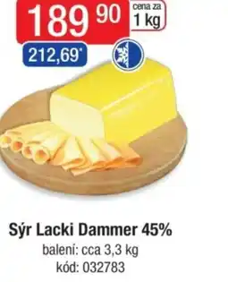 Qanto Sýr Lacki Dammer 45% nabídka