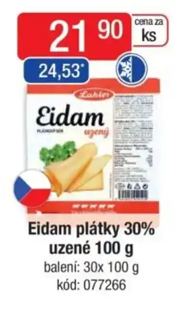 Qanto Laktos Eidam plátky 30% uzené nabídka