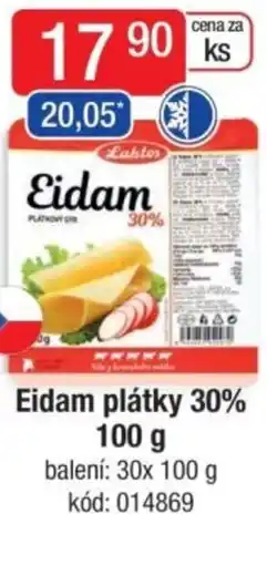 Qanto Laktos Eidam plátky 30% nabídka