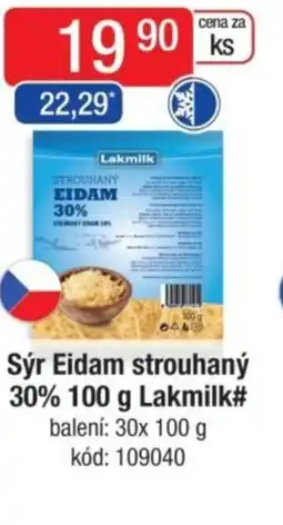 Qanto Sýr Eidam strouhaný 30% Lakmilk nabídka