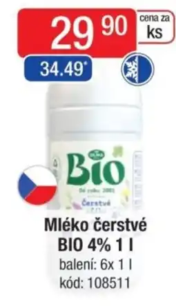 Qanto Mléko čerstvé BIO 4% nabídka