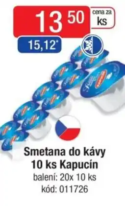 Qanto Smetana do kávy Kapucín nabídka