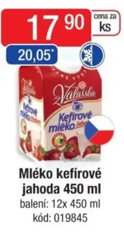 Qanto Mléko kefírové jahoda nabídka