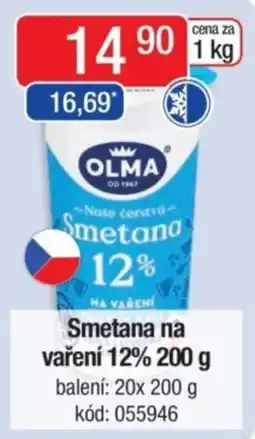 Qanto Olma Smetana na vaření 12% nabídka
