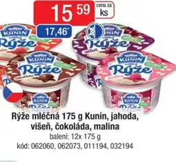 Qanto Rýže mléčná Kunin, jahoda, višeň, čokoláda, malina nabídka