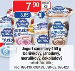 Qanto Jogurt sametový borůvkový, jahodový, meruňkový, čokoládový nabídka
