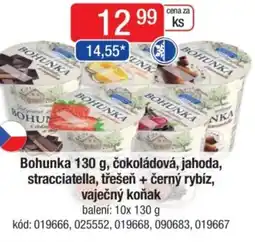 Qanto Bohunka, čokoládová, jahoda, stracciatella, třešeň + černý rybíz, vaječný koňak nabídka