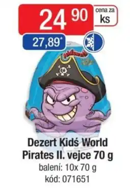 Qanto Dezert Kids World Pirates II. vejce nabídka
