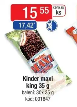 Qanto Kinder maxi king nabídka