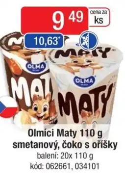 Qanto Olmíci Maty smetanový, čoko s oříšky nabídka