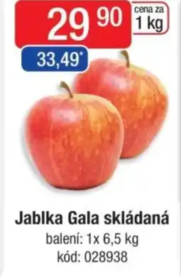 Qanto Jablka Gala skládaná nabídka