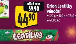 Albert Orion Lentilky vánoční nabídka