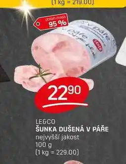 Flop ŠUNKA DUŠENÁ V PÁŘE nejvyšší jakost 100 g nabídka