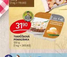 Flop TVARŮŽKOVÁ POMAZÁNKA 120 g nabídka