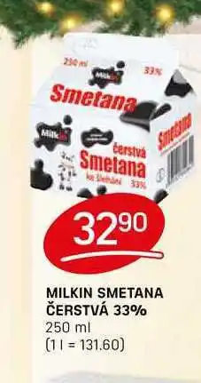 Flop MILKIN SMETANA ČERSTVÁ 33% 250 ml nabídka