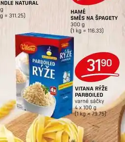 Flop VITANA RÝŽE PARBOILED varné sáčky 4 x 100 g nabídka