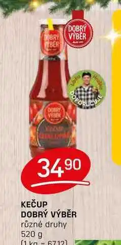 Flop KEČUP DOBRÝ VÝBĚR různé druhy 520 g nabídka