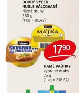 Flop HAMÉ PAŠTIKY vybrané druhy 75 g nabídka