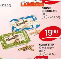 Flop KONAFETTO různé druhy 140 g nabídka