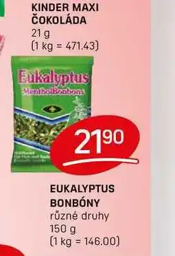 Flop UKALYPTUS BONBÓNY různé druhy 150 g nabídka