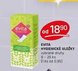 Flop EVITA HYGIENICKÉ VLOŽKY vybrané druhy 9 - 20 ks nabídka