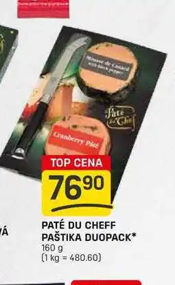 Flop PATÉ DU CHEFF PAŠTIKA DUOPACK* 160 g nabídka