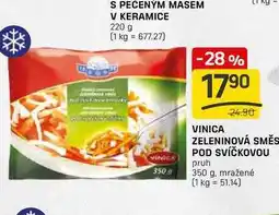 Flop VINICA ZELENINOVÁ SMĚS POD SVÍČKOVOU pruh 350 g mražené nabídka
