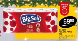 Flop BIG SOFT TOALETNÍ PAPÍR RED 3vrstvý, 10 rolí nabídka